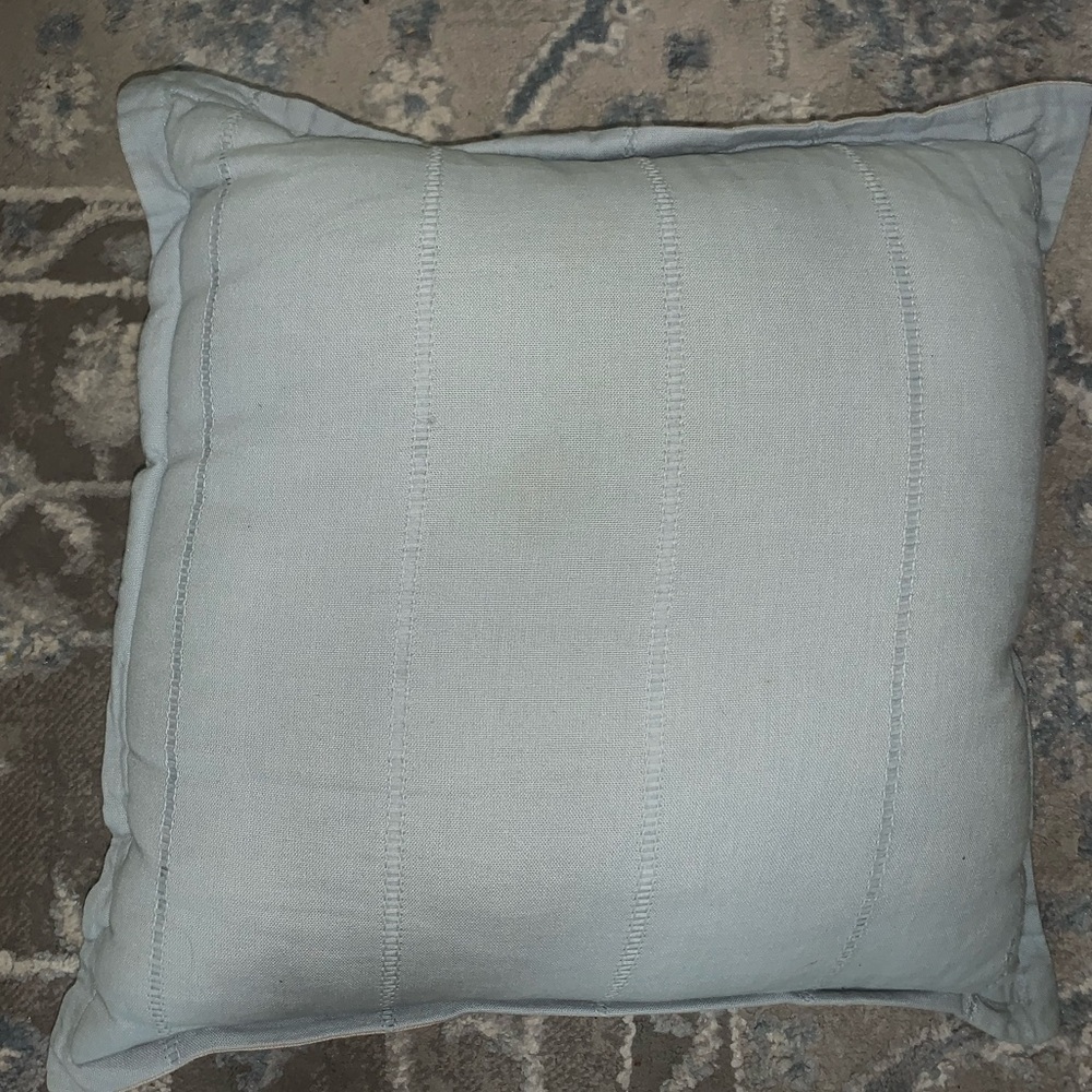 2 Blue Pillows